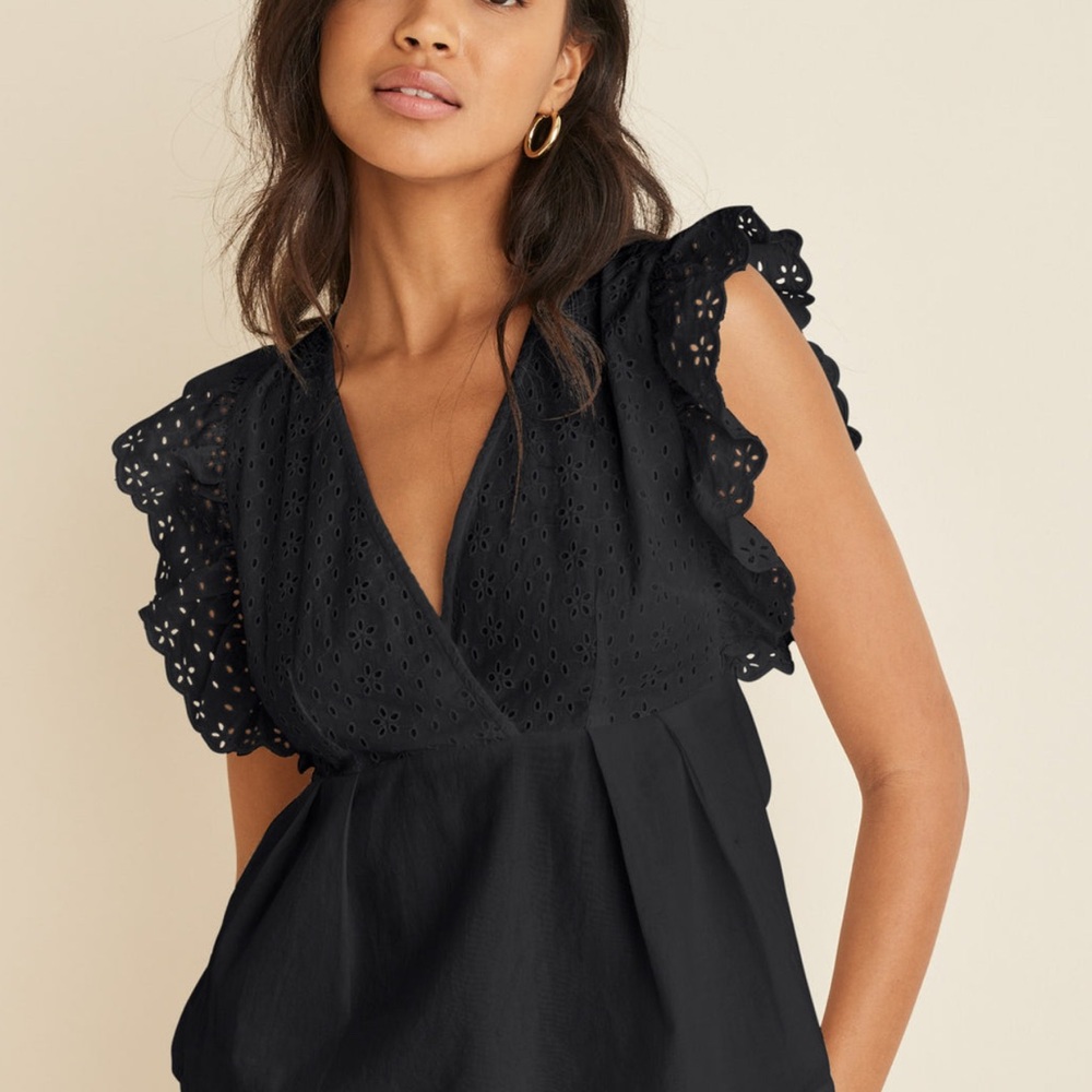 💋 VENUS - Flutter Sleeve Blouse